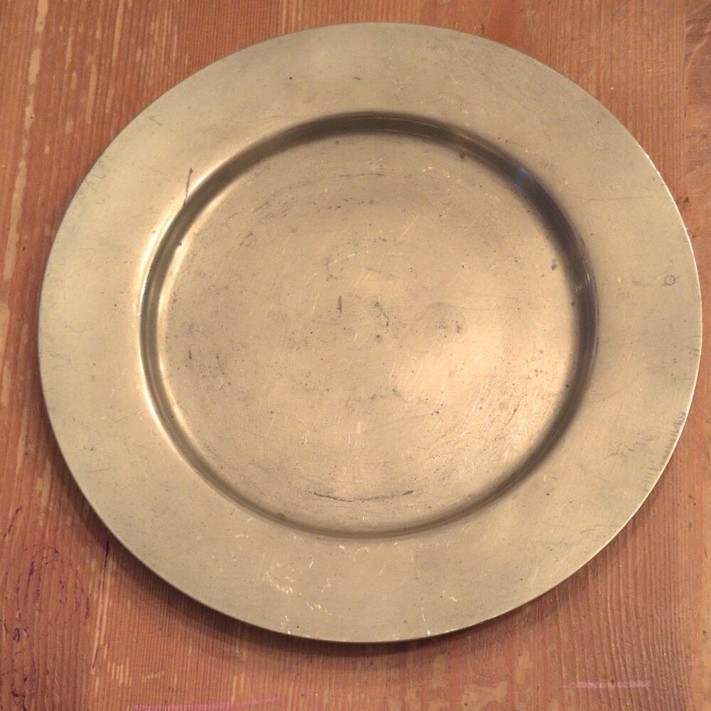 Wallace Pewter Plate P1070 8 Inch Collectible Decorative Tableware